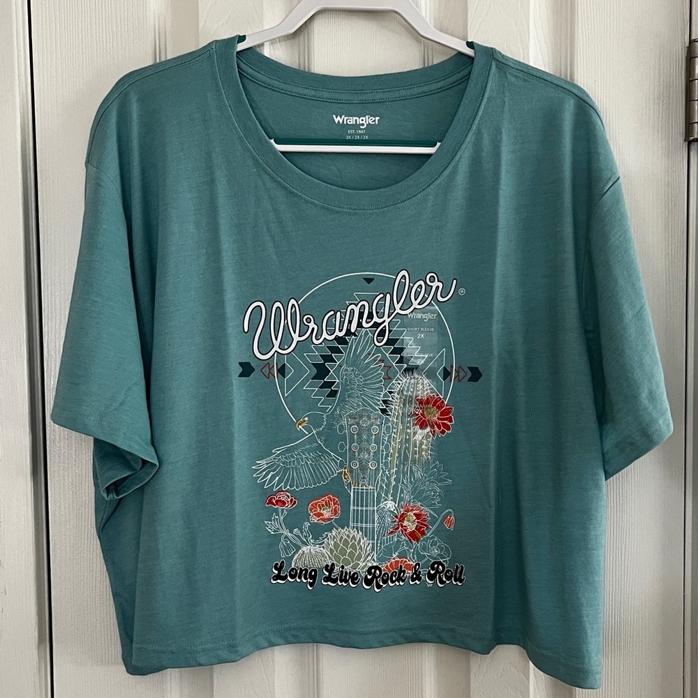 WRANGLER Oversized Crop Top ~ 2X